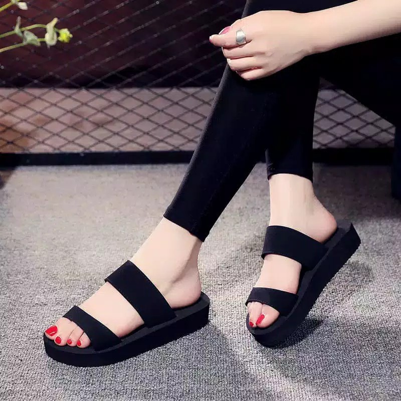 sandal webing sandal teplek wanita sandal spon cewek murah sandal wanita