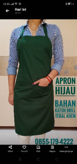 Apron Celemek Tebal Murah