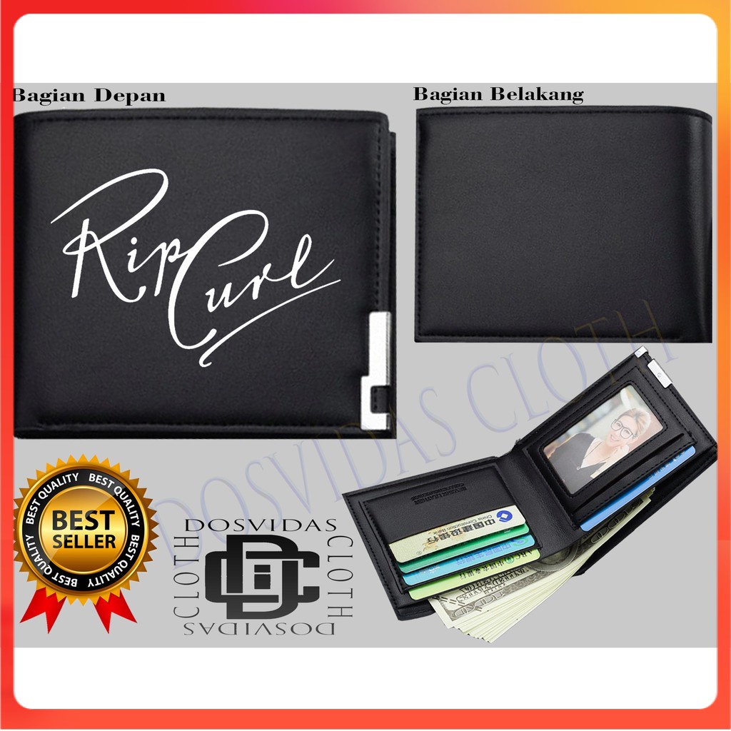Dompet Pria Lipat RIP CURL SPORT Dompet Kulit KEREN RIPCURL COD