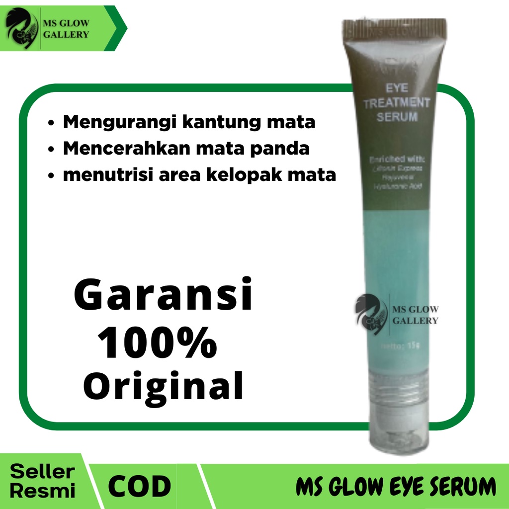 Serum Mata MS GLOW Original Eye Treatment Serum Cream Mata Panda Skincare BPOM