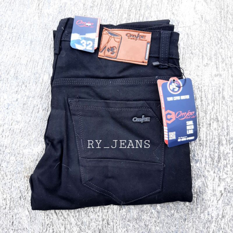 Celana jeans pria jeans hitam pria celana panjang pensil