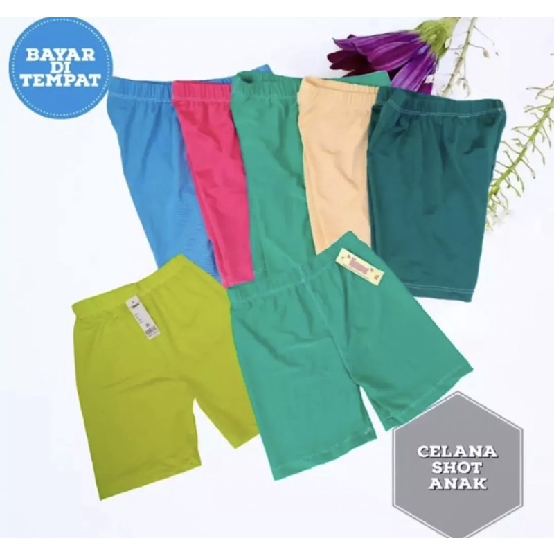 Celana Shoet Anak Cewe 1-6 Tahun / Celana Legging Pendek Anak / Celana Renang Anak