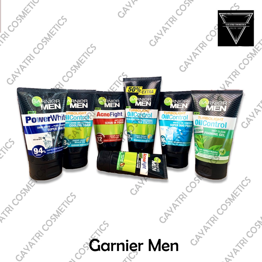 Garnier Men Facial Foam 100ml/Facial Foam Garnier 100ml