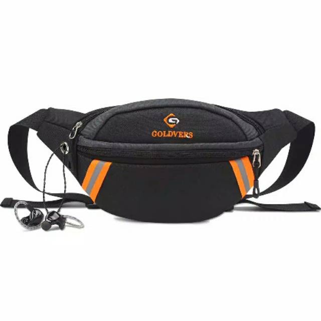 Tas slempang pria wanita tas pinggang#goldvers