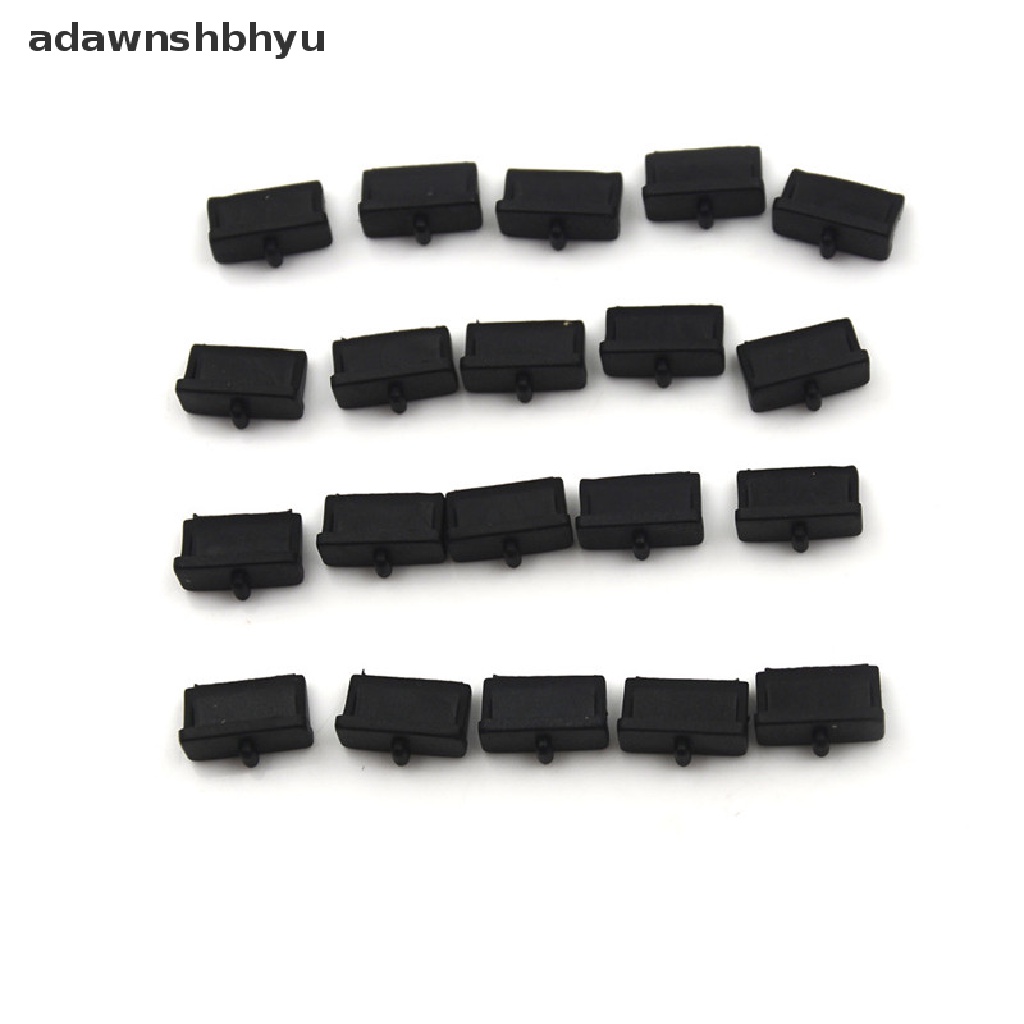 [adawnshbhyu] 20pcs Tutup Cover Plug Port USB Bahan Plastik Lembut Pelindung Anti Debu Untuk Ujung Perempuan