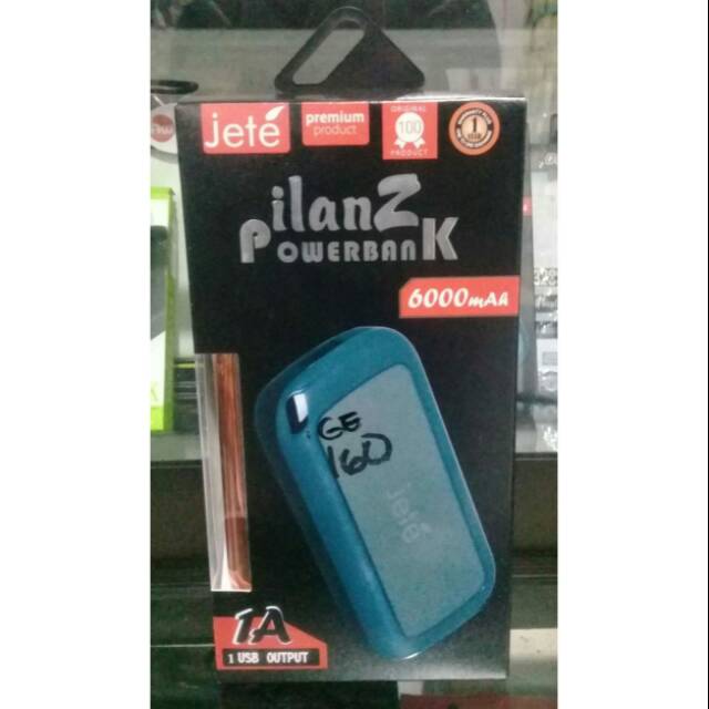 powerbank JETE 6000 mah