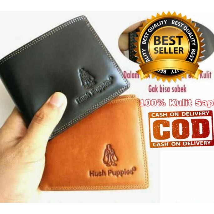 Dompet Pria Hush Puppies 100% Kulit Asli - Dompet Uang Premium Sintashop45