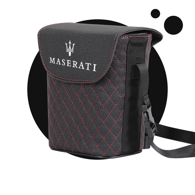 (G-CLUB) Tempat Sampah Mobil Bahan Kulit Tahan Air