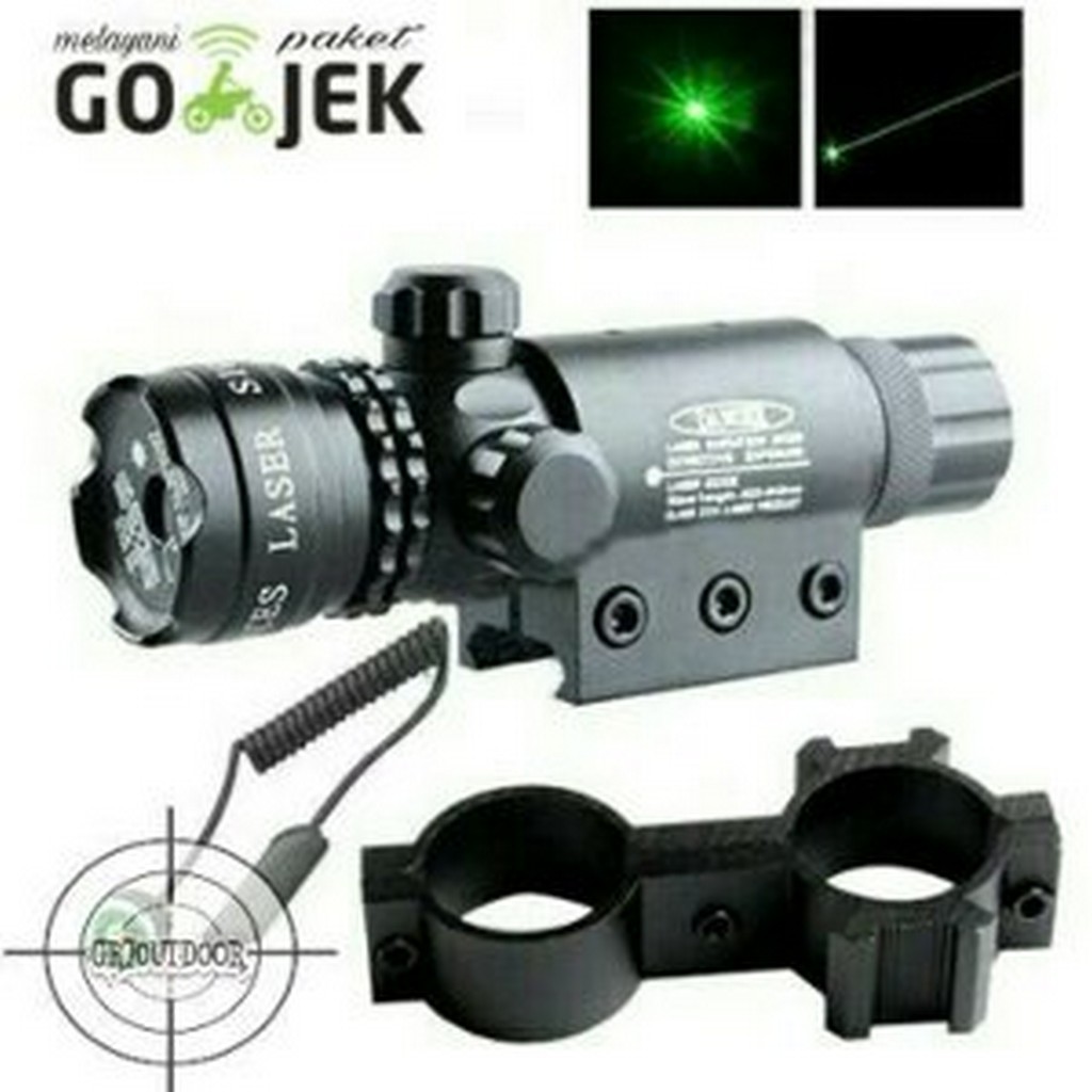 Laser Senapan Angin GREEN LASER SCOPE HIJAU top sport