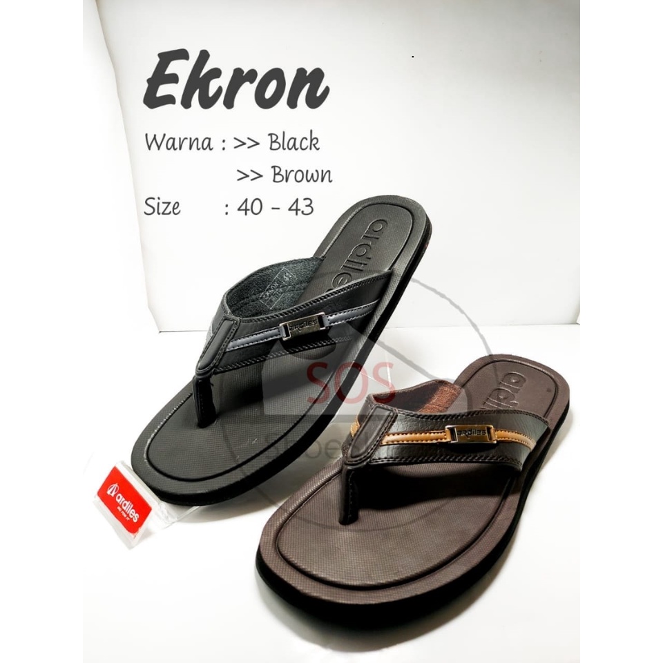 SOS SANDAL JEPIT PRIA ARDILES EKRON SLIDE KULIT