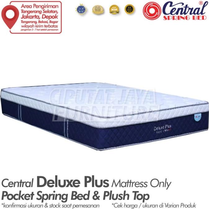 Spring Bed Central Deluxe Plus - Pocket Spring Terbaru