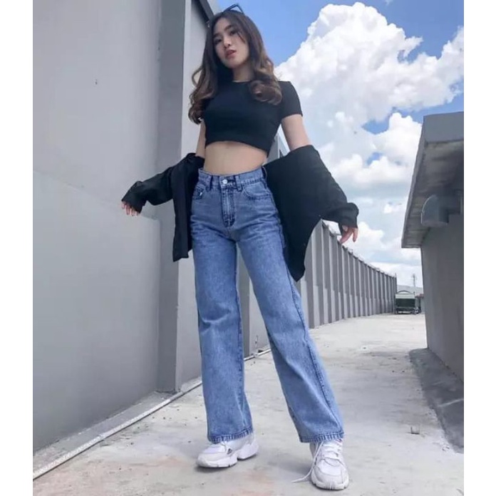 kulot lipat snow /celana panjang wanita / kulot jeans / kulot jeans wanita / kulot snow /  kulot jea