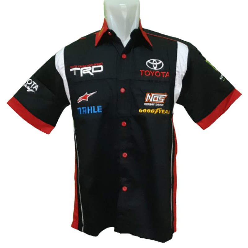 KEMEJA SPORT, KEMEJA OTOMOTIF, KEMEJA TRD TOYOTA