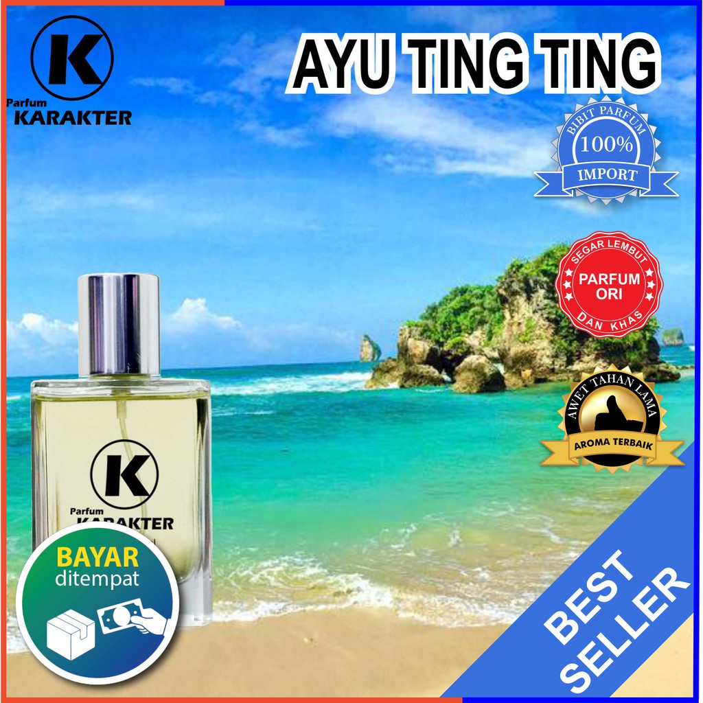 Parfum Cewe Ayu Ting-ting  Bibit Parfum Import Wangi &amp;  Tahan Lama  Kemasan 50ml