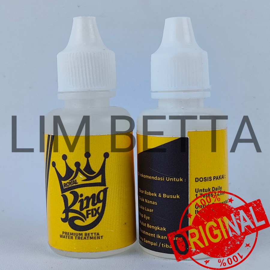 ROYAL KING FIX 30 ML / OBAT IKAN SIKNAS, POPAYE / OBAT IKAN