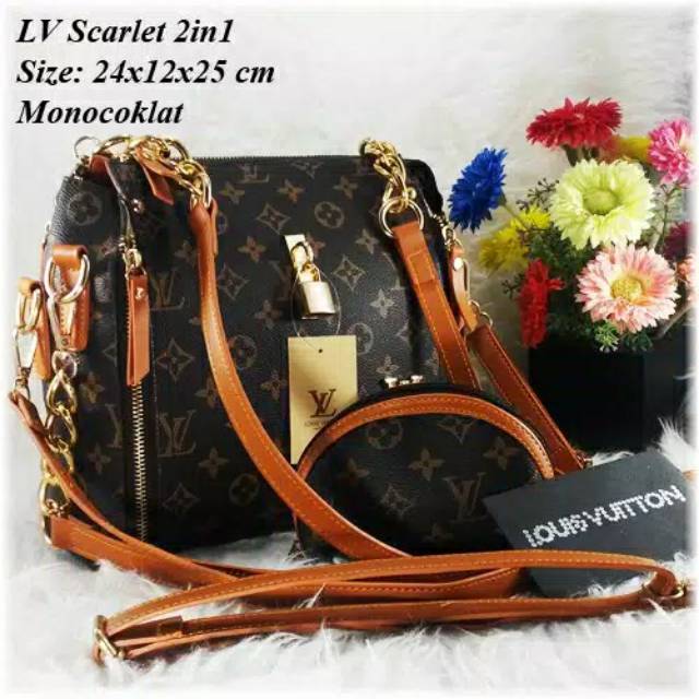 LV Scarlet 2in1 -Tas Murah -Tas Impor - Alif