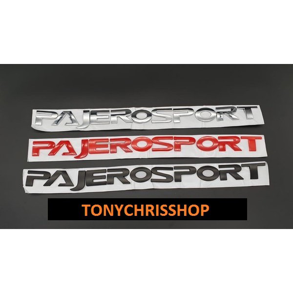 Hood emblem Pajero Sport