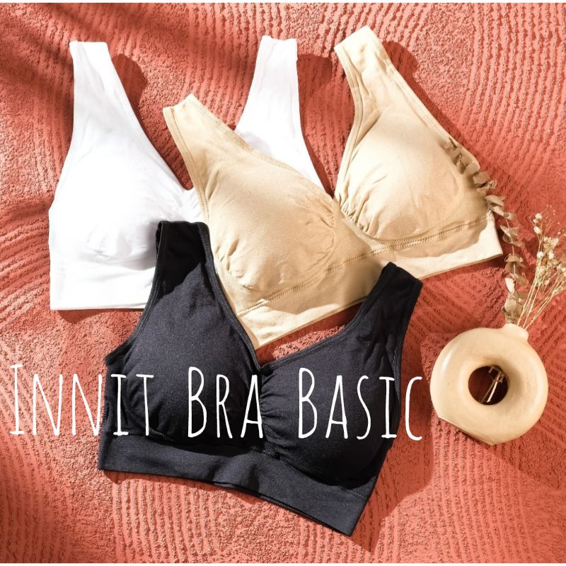 INNIT BRA CLASSIC - 3pcs bra tanpa kawat