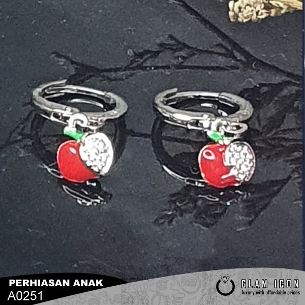 Anting anak Bandul mata apel A0251