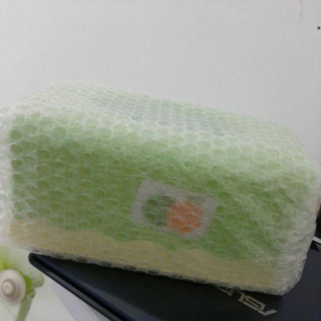 Rumah Gracia - Kotak Tissue Plastik Segi Golden Sunkist