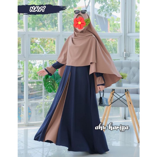 AZNI SET ORI AKU KARISSA, GAMIS ORI, AKU KARISSA, GAMIS SET HIJAB