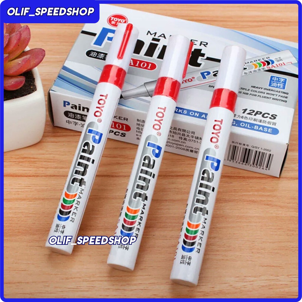 

Spidol Ban Toyo Paint Marker Toyo Spidol Ban
