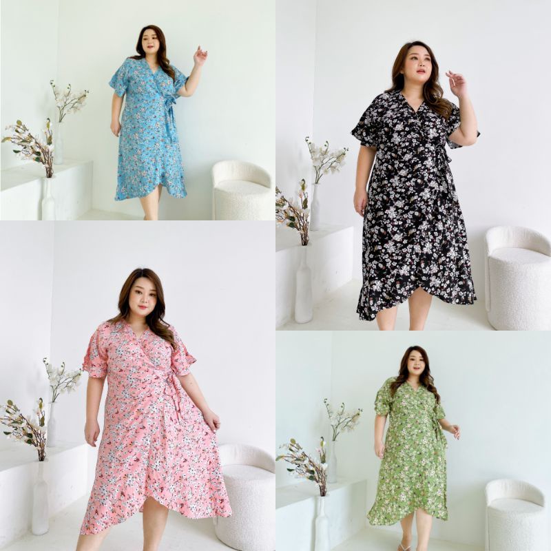Alona Audrey Kimono Dress, Oversize Dress, Bigsize Dress, Dress Pantai