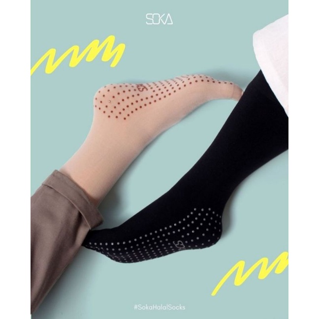 SOKA Kaos Kaki ANTI SLIP ANTI LICIN
