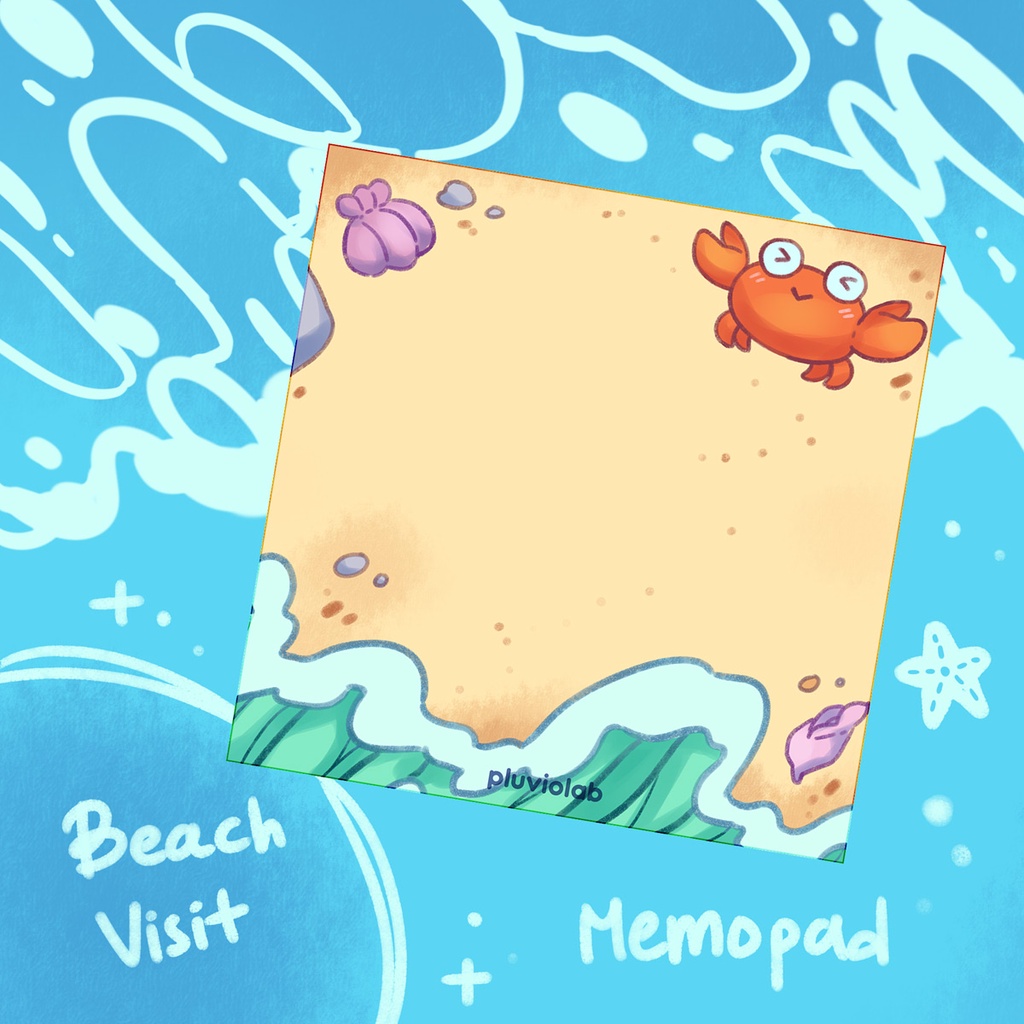 

Beach Visit Memopad