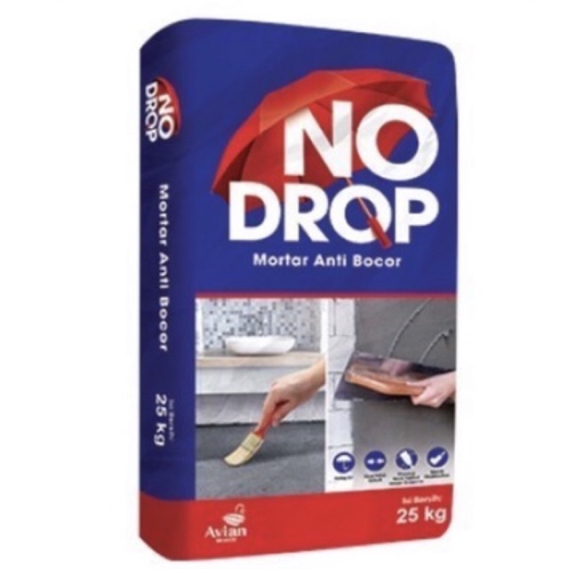 No Drop Mortar 1kg Semen Acian Waterproofing Pelapis Anti Bocor