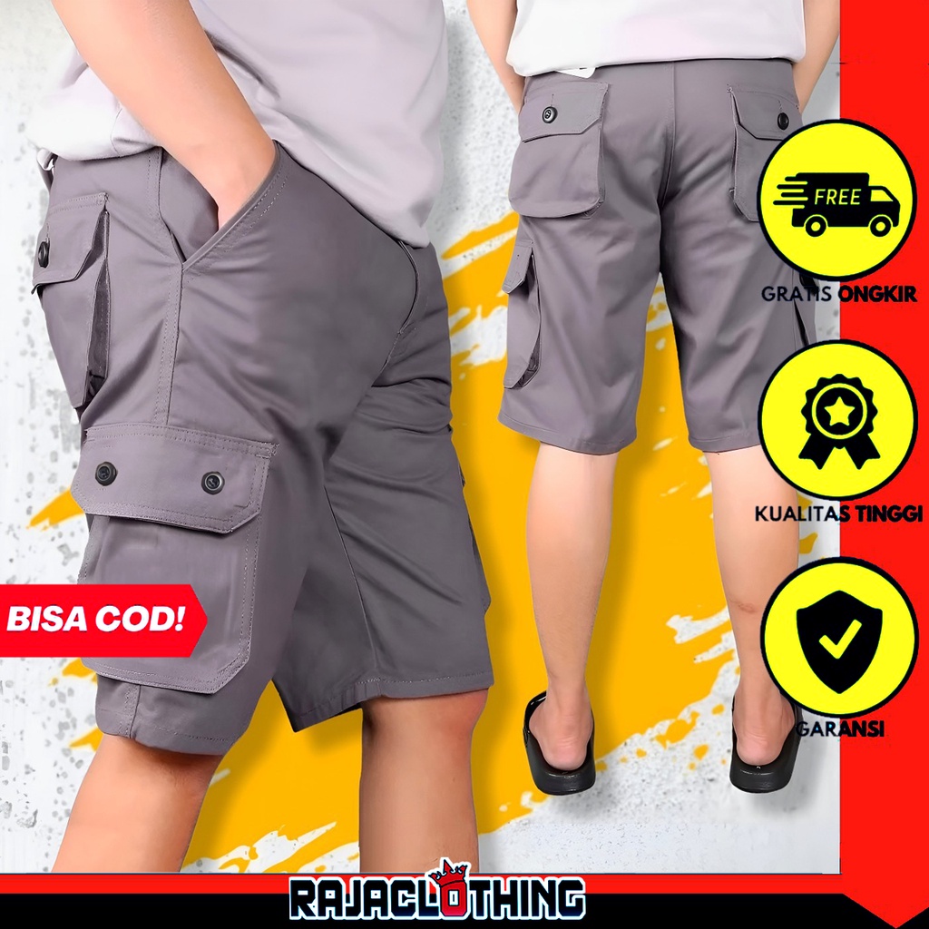 RCL - Celana Pendek Pria Cargo - ( Size 27 - 34 ) / Celana Cargo Pendek Celana Pendek Pria Celana Pendek Distro Katun Premium M L XL