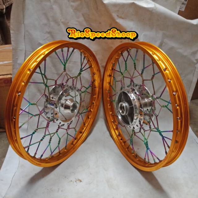 Velg Vixion New/OLD JariJari Kepang Velg Gold
