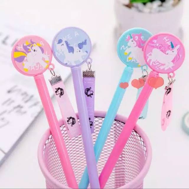 

Pulpen karakter unicorn lucu!