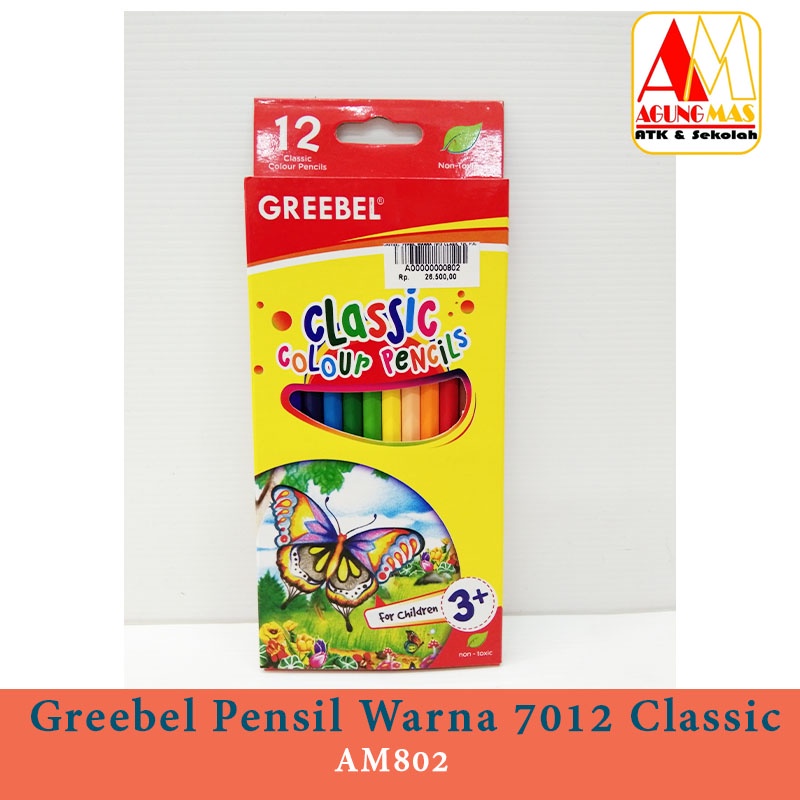 

Greebel Pensil Warna 7012 Classic