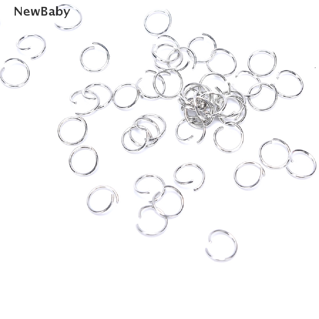 150pcs Ring Gantungan Kunci DIY Dengan Sekrup