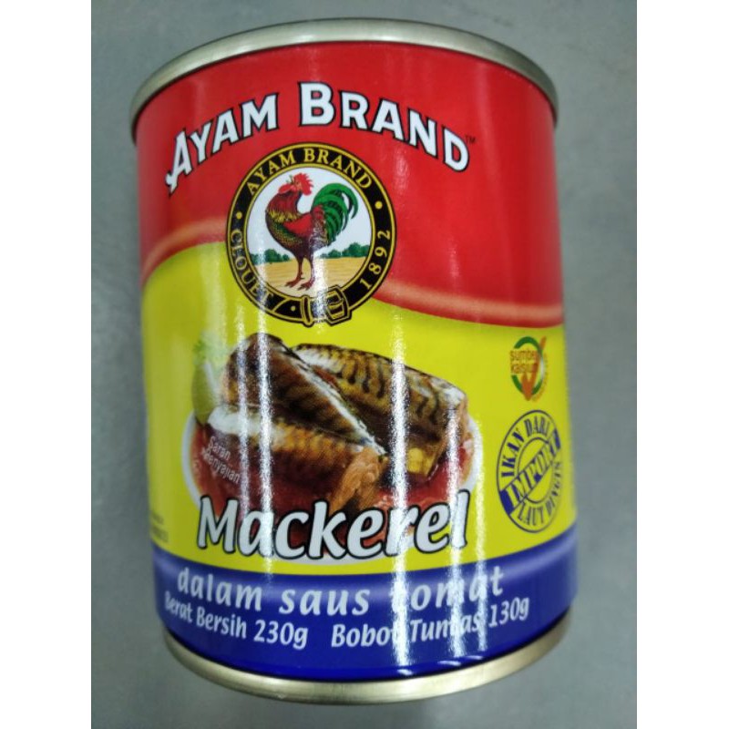 

ayam brand mackerel dalam saus tomat 230g