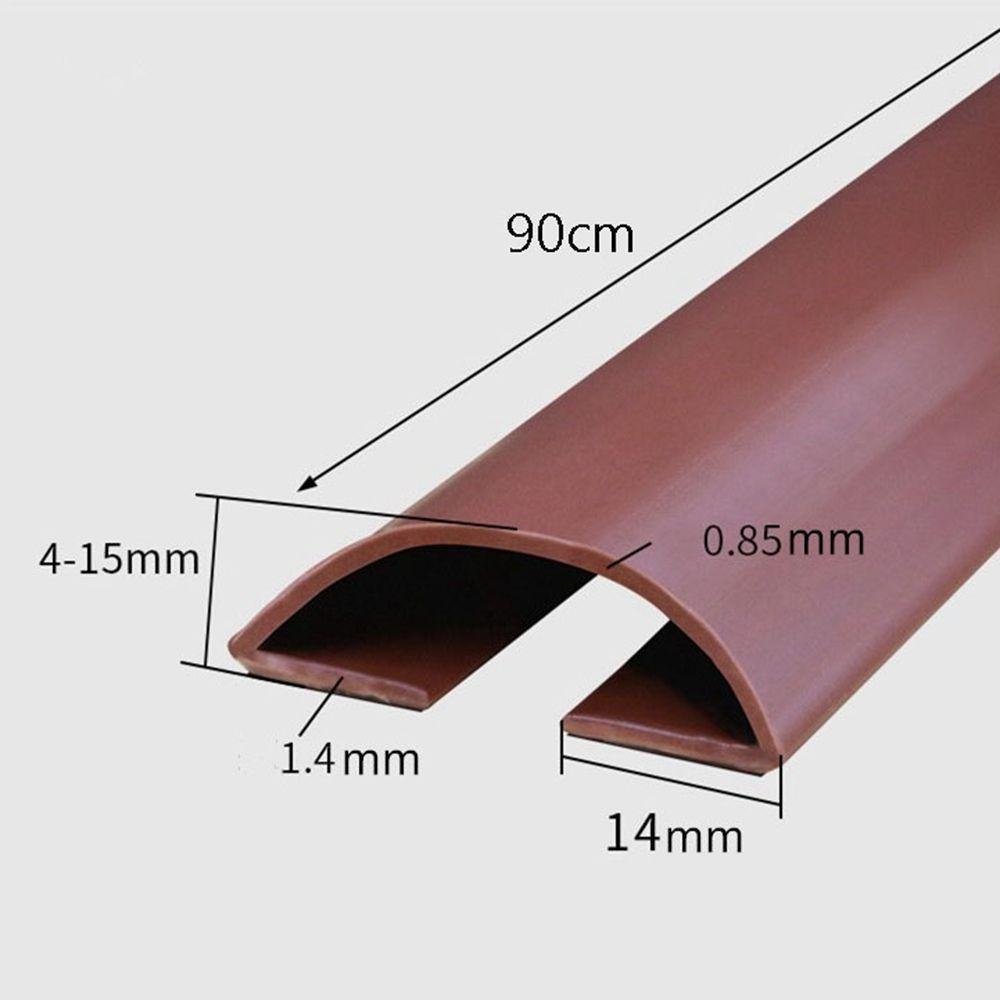 Lanfy Stopper Serut Bawah Pintu Arched Blocker Insulator Fleksibel Tahan Debu Mencegah Colokan Tahan Angin