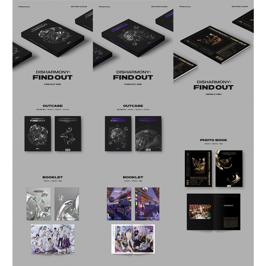 P1Harmony - 3rd Mini Album DISHARMONY: FIND OUT