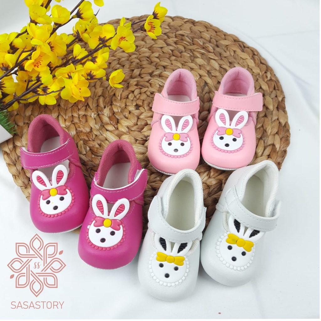 SEPATU PREWALKER BABY BAYI KELINCI 0-12 BULAN ANAK PEREMPUAN CP06