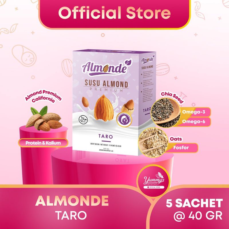 

Almonde Taro susu almond ibu hamil