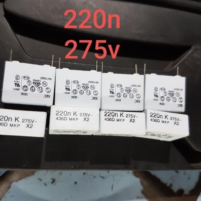 Kapasitor Mkp 220N 275V 220 275Volt 275 Capasitor Mkp