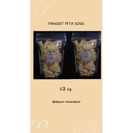 

KERIPIK PANGSIT PITA SOSIS/BAKSO (POUCH 1/2Kg)