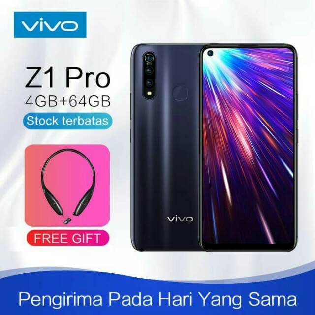 VIVO Z1 PRO RAM 4/64 GARANSI RESMI VIVO Z1 PRO - NO BONUS-