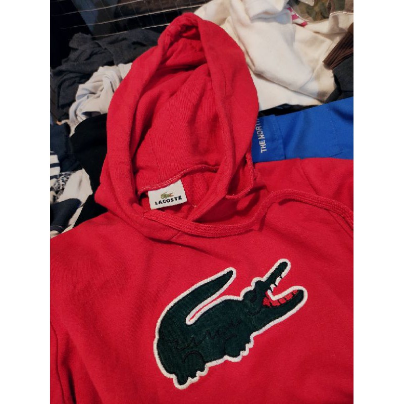 Hoodie Lacoste Merah