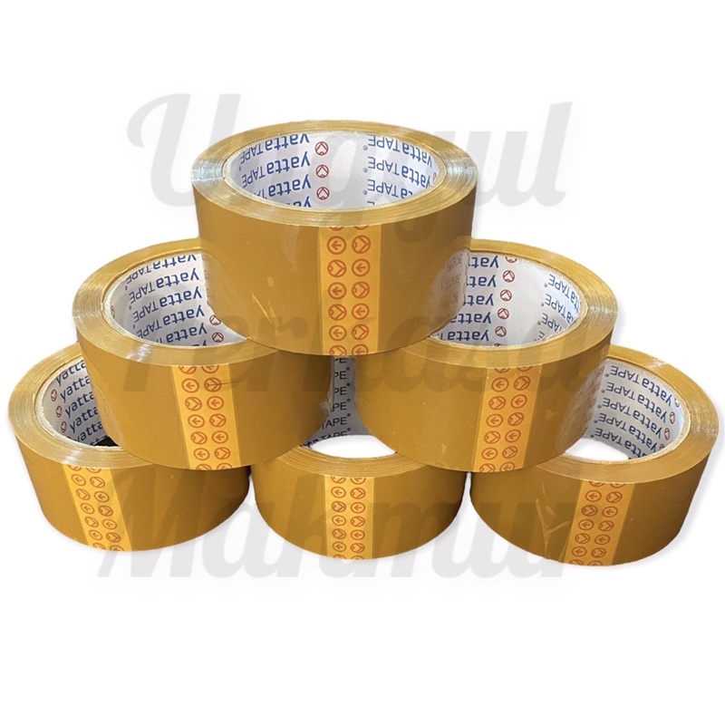 

LAKBAN BESAR COKLAT 2inch 48mmX90yard OPP TAPE PREMIUM SOLATIP ISOLASI SELOTIP