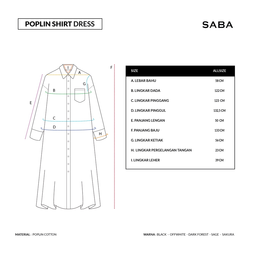 Saba Poplin Shirt Dress