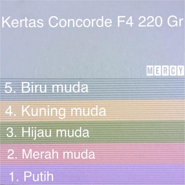 Kertas Concorde 220 Gram F4 & A4 Concord / Kertas Piagam Kertas Sertifikat.