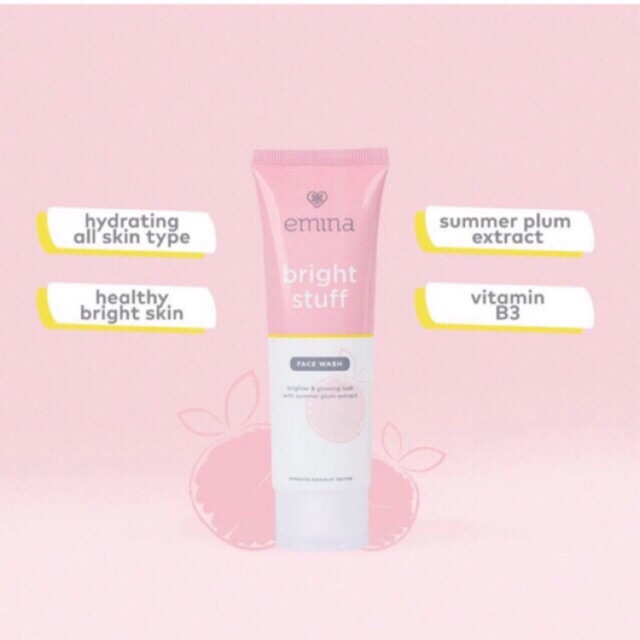 [ Kecil ] Emina Bright Stuff Face Wash 50ml