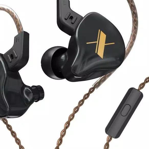 KZ EDX With Mic KZ Earphones 1 Dynamic Bass Earbuds In Ear Monitor