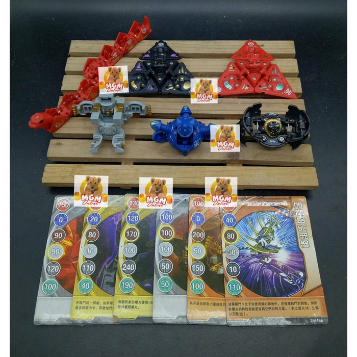 Mainan Bakugan set 6 pc - Bakugan Battle Brawlers Bomb Ball set 6pc